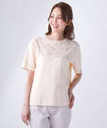 ステッチ風 プリント Tシャツ