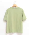 ステッチ風 プリント Tシャツ
