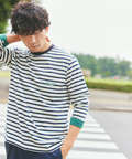 天竺 ボーダー Tシャツ
