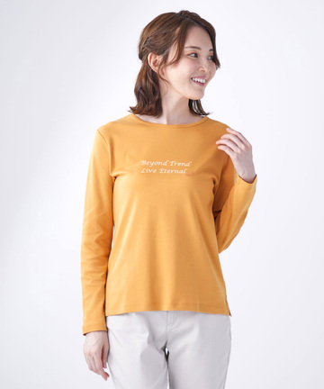 ロゴプリント メッセージ Tシャツ
