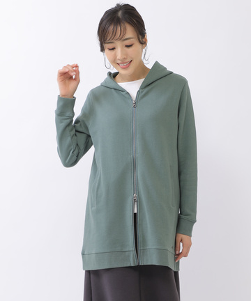 裏毛  チュニック パーカー【WEB・一部店舗限定】