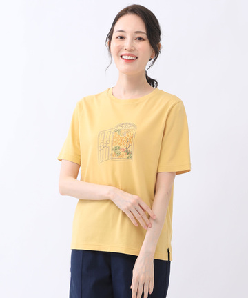 モチーフプリント T シャツ