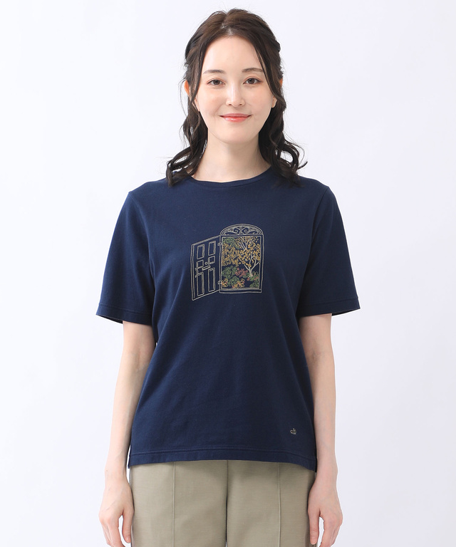 モチーフプリント T シャツ