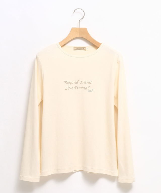 ロゴプリント メッセージ Tシャツ