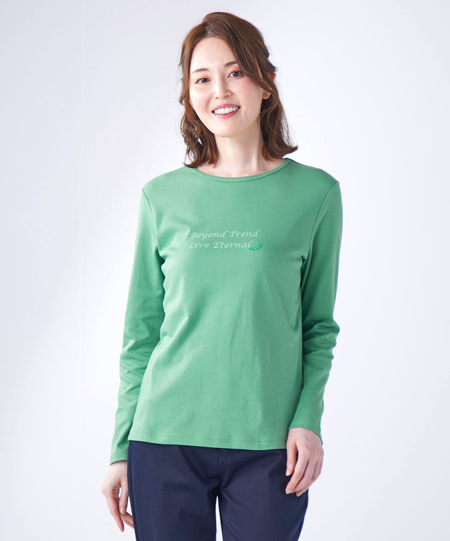 ロゴプリント メッセージ Tシャツ