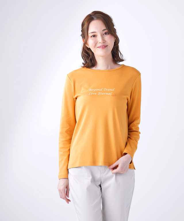ロゴプリント メッセージ Tシャツ