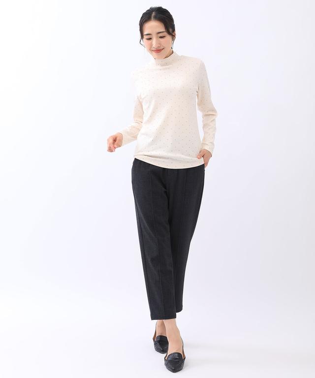 ピンタック テーパード パンツ