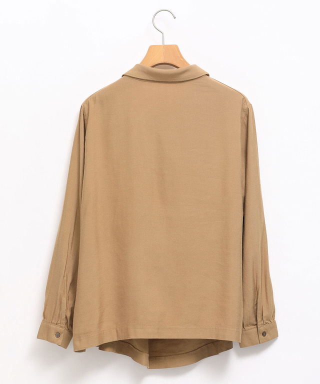 アシンメトリー デザイン ブラウス