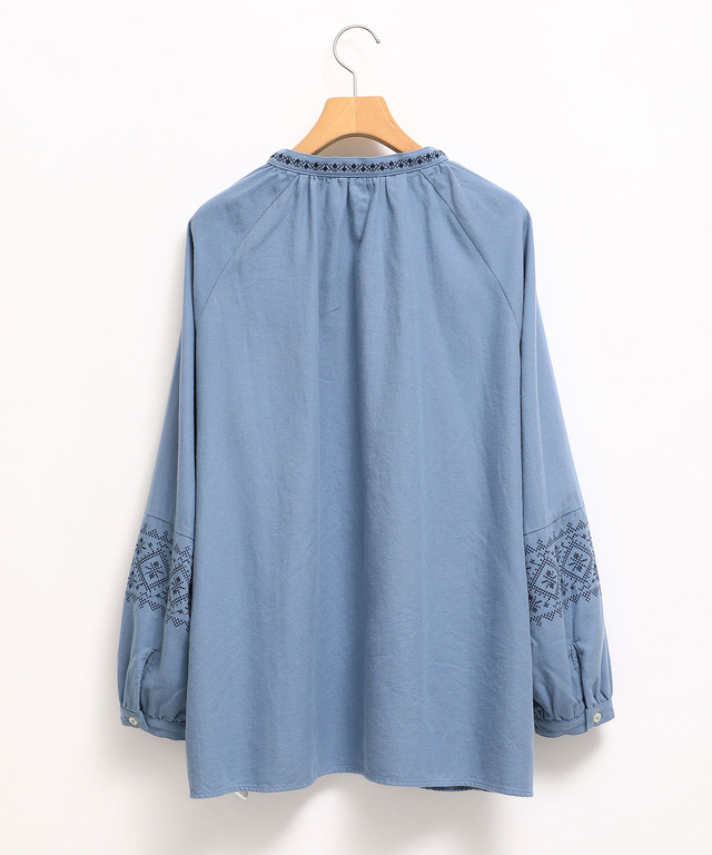 Aライン 刺繍 ブラウス【オンラインショップ限定】