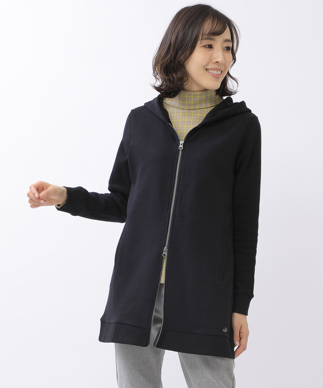 裏毛 チュニック パーカー【WEB・一部店舗限定】
