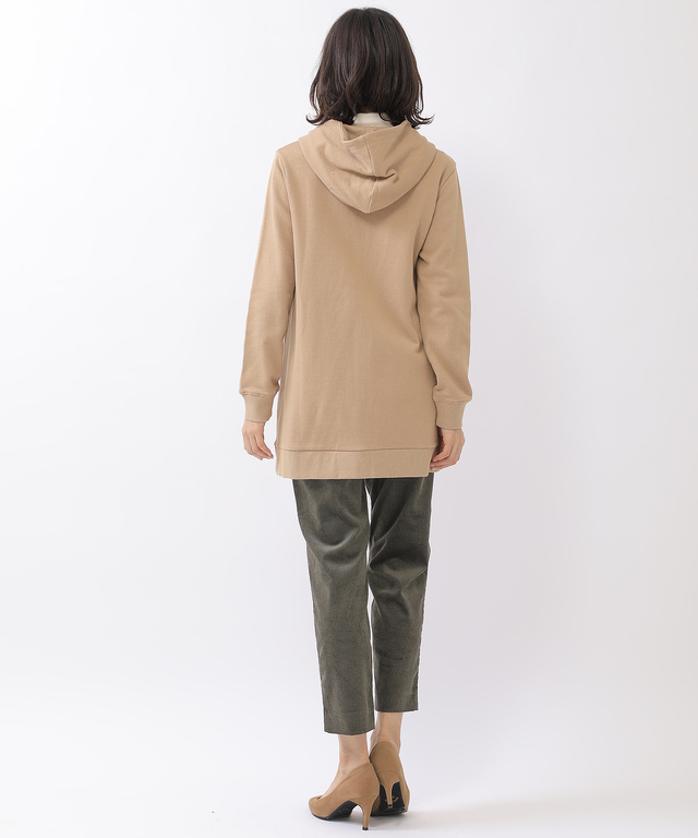 裏毛 チュニック パーカー【WEB・一部店舗限定】