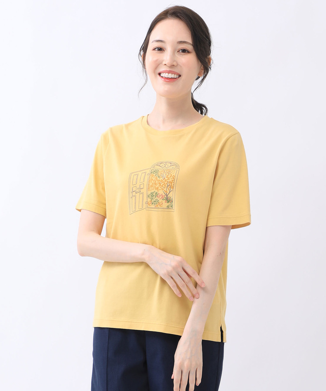 モチーフプリント T シャツ
