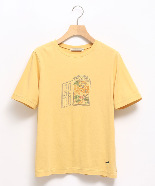 モチーフプリント T シャツ