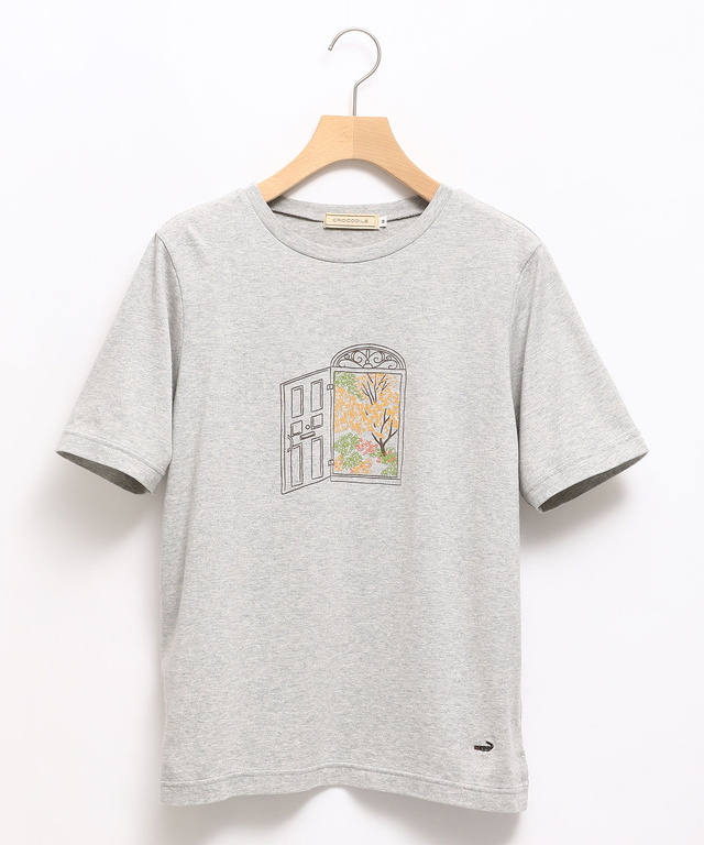 モチーフプリント T シャツ