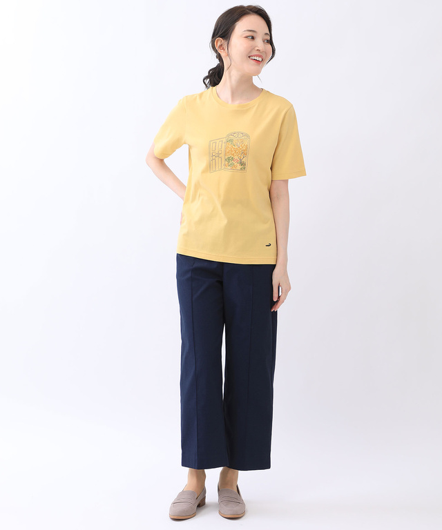 モチーフプリント T シャツ
