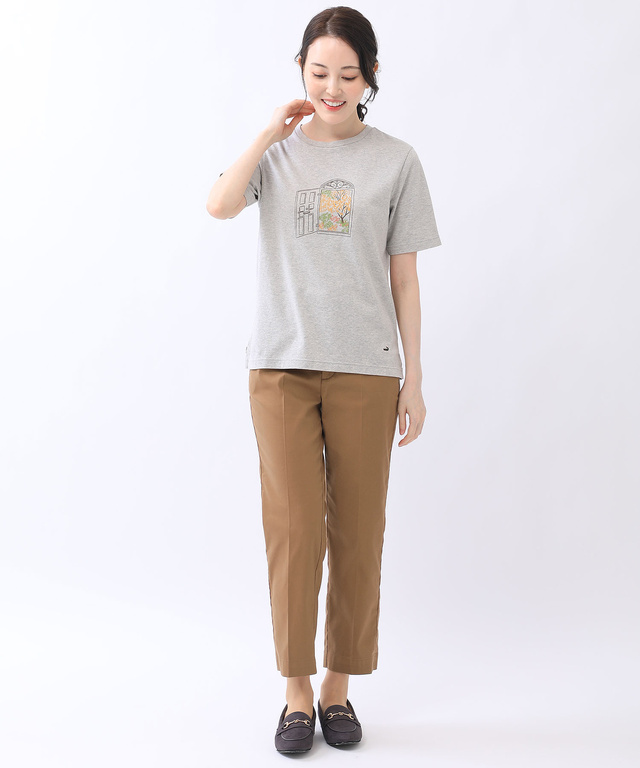 モチーフプリント T シャツ