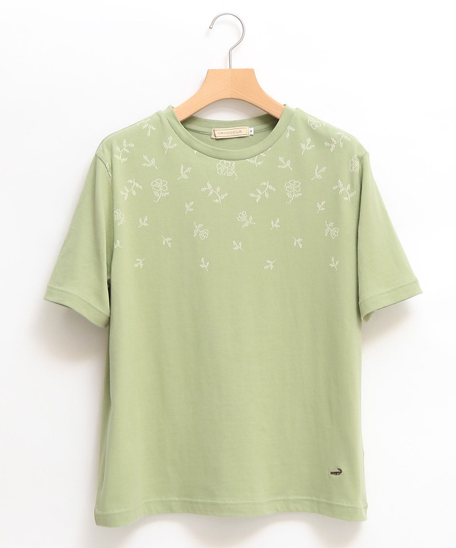 ステッチ風 プリント Tシャツ