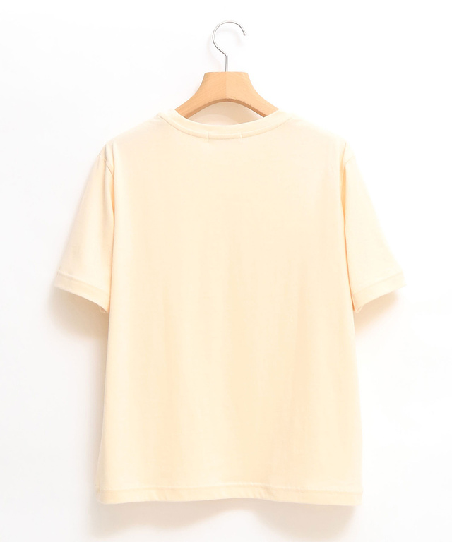 ステッチ風 プリント Tシャツ