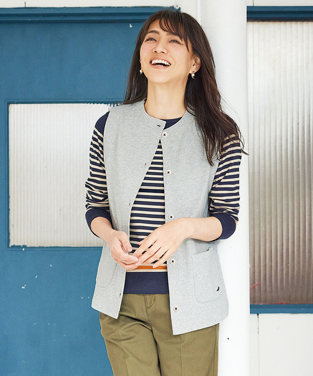 裏毛 ミニスタンド ベスト