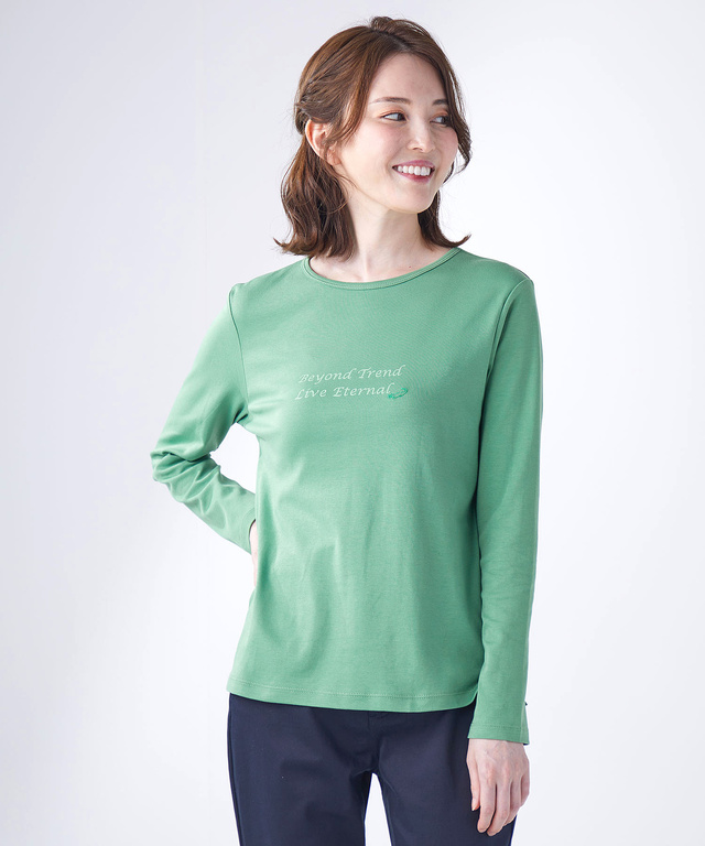 ロゴプリント メッセージ Tシャツ