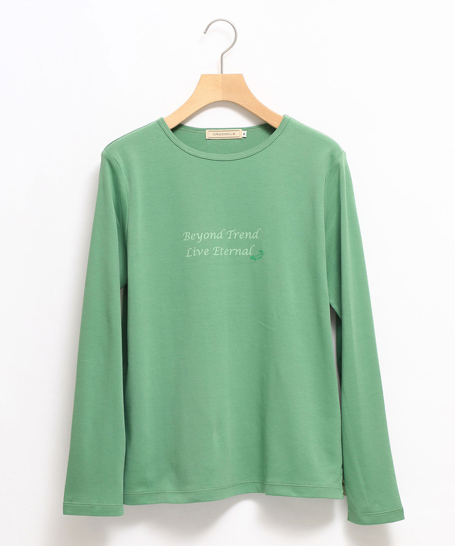 ロゴプリント メッセージ Tシャツ