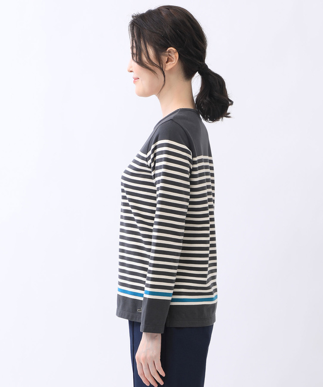 カリフォルニアコットン ボーダー Tシャツ