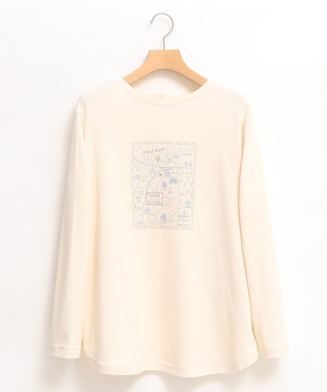 2WAY プリント カットソー