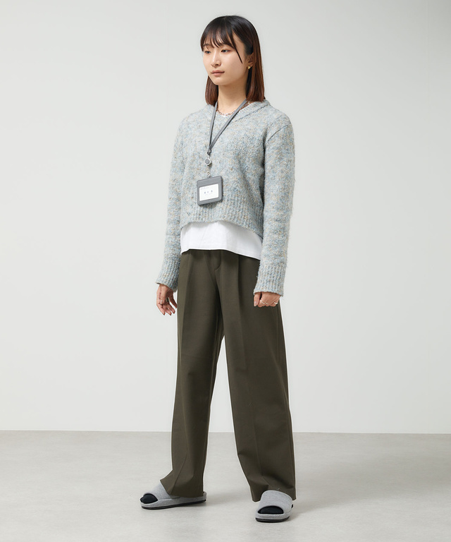 リブ ニット カーディガン【一部店舗限定】