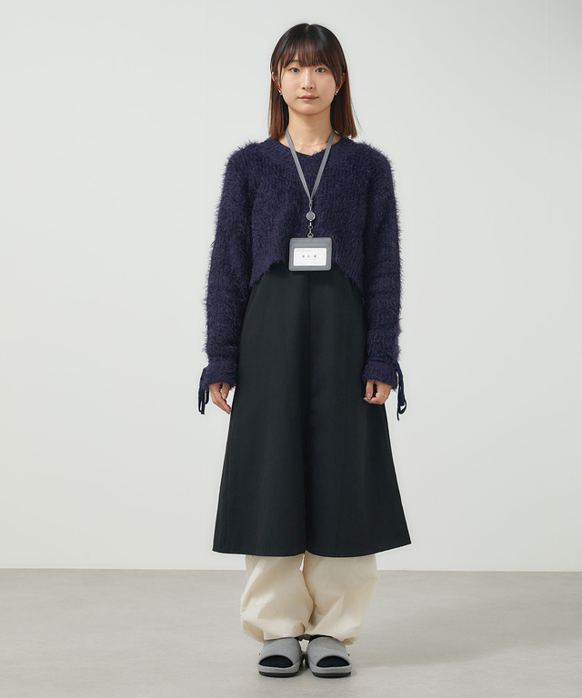 リブ ニット カーディガン【一部店舗限定】
