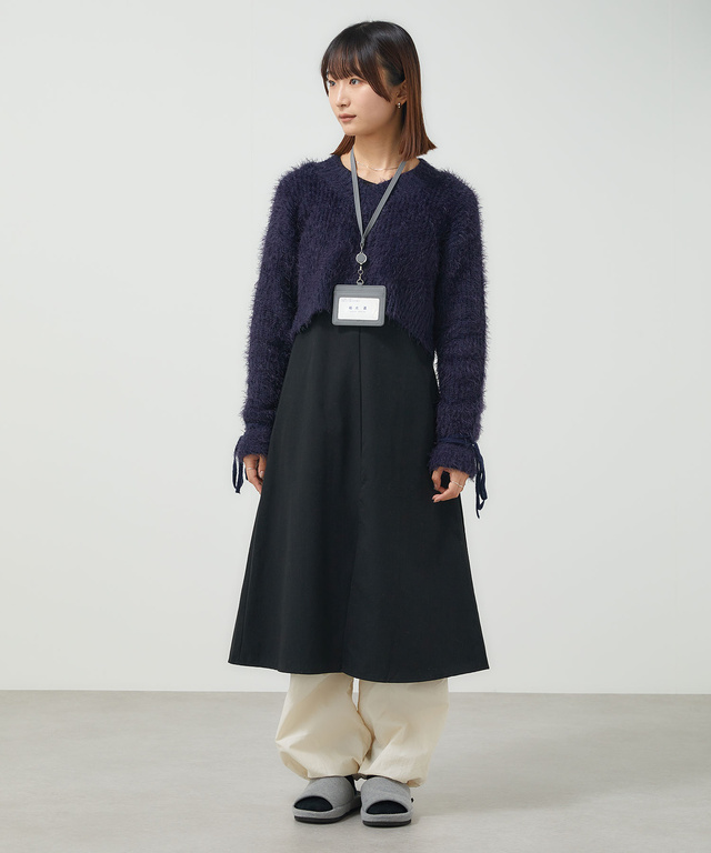 リブ ニット カーディガン【一部店舗限定】