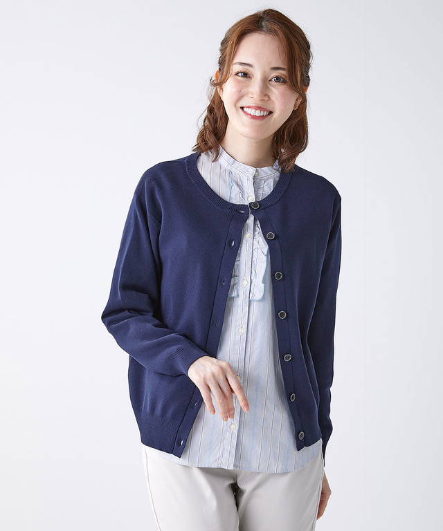 リブ ニット カーディガン【一部店舗限定】