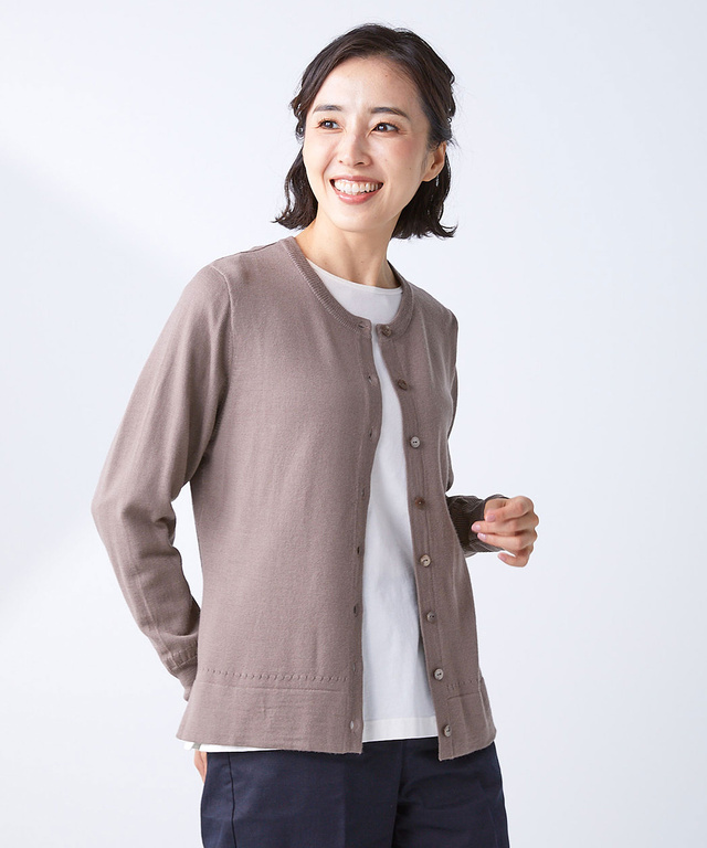 大人の BASIC カーディガン 【一部店舗限定】