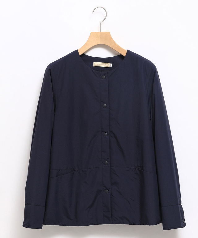 ノーカラーライトジャケット【Octa(R)使用】【撥水加工】