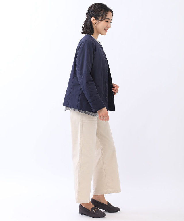 ノーカラーライトジャケット【Octa(R)使用】【撥水加工】