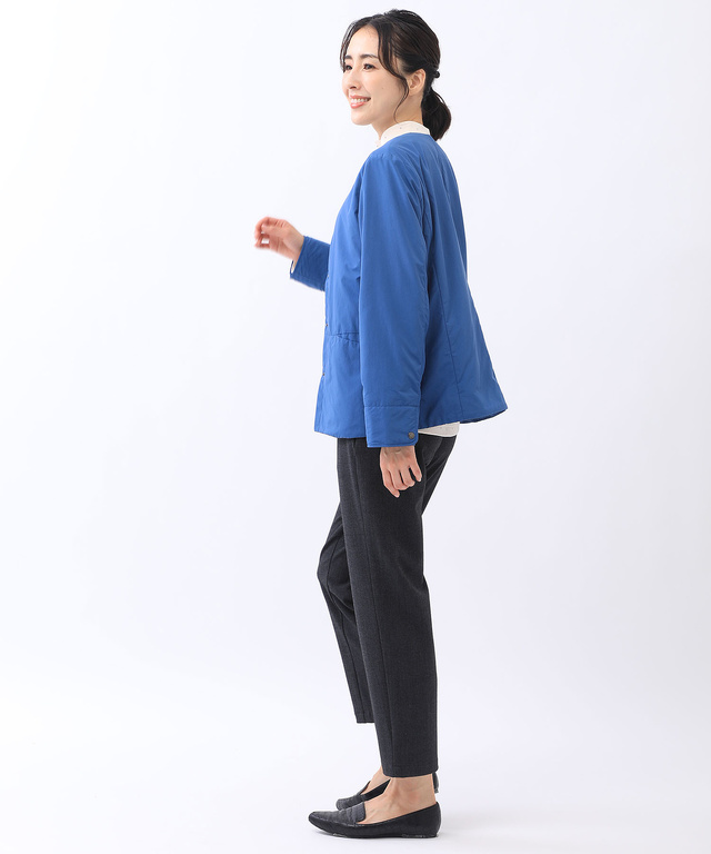 ノーカラーライトジャケット【Octa(R)使用】【撥水加工】