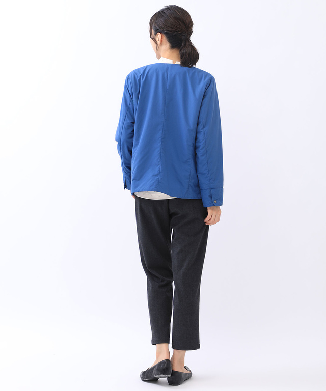 ノーカラーライトジャケット【Octa(R)使用】【撥水加工】