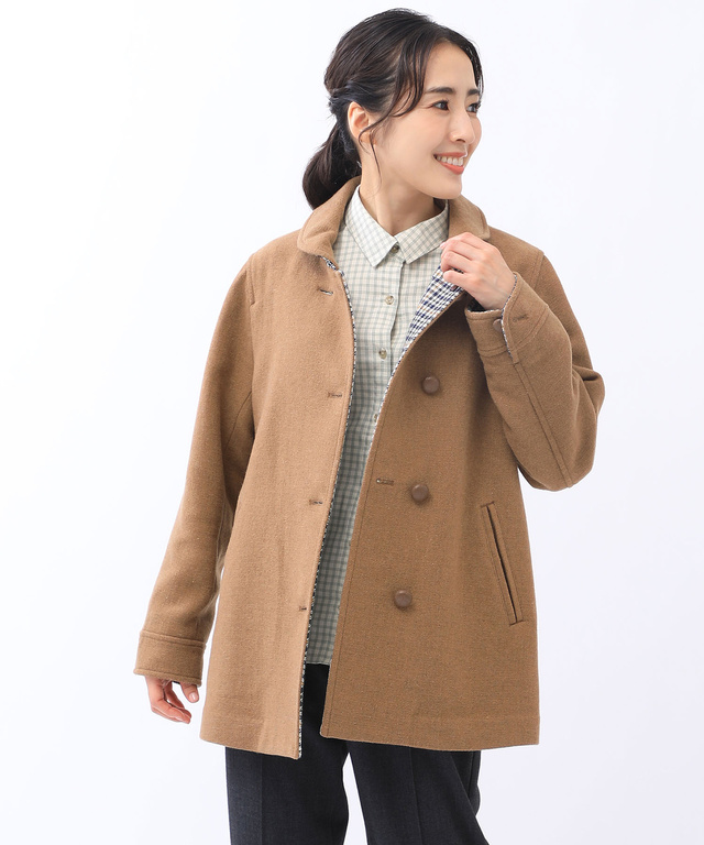 クロコダイルタータン ウールコート【CROCODILE 60th】