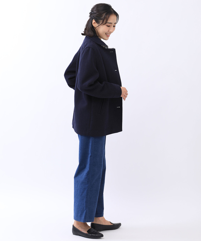 クロコダイルタータン ウールコート【CROCODILE 60th】