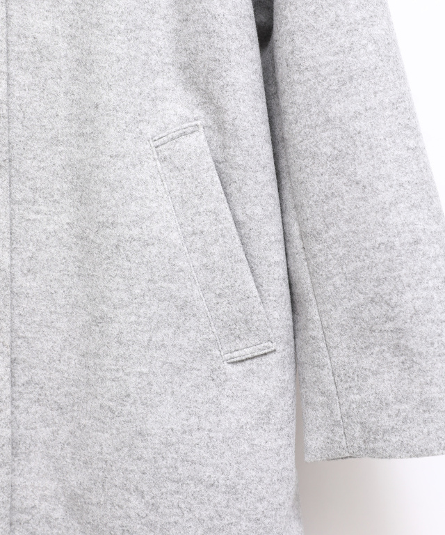 ウールライク フーデット コート【オンラインショップ限定】