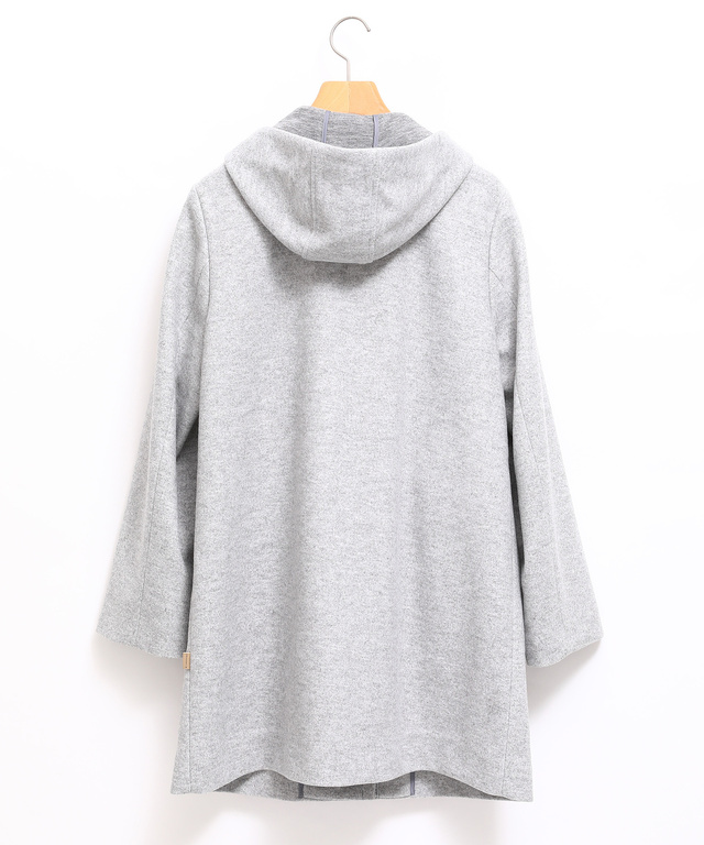 ウールライク フーデット コート【オンラインショップ限定】