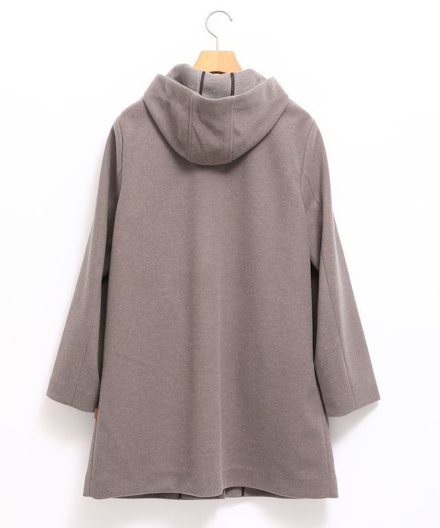 ウールライク フーデット コート【オンラインショップ限定】