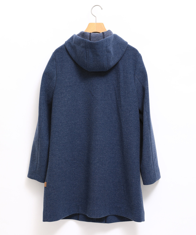 ウールライク フーデット コート【オンラインショップ限定】