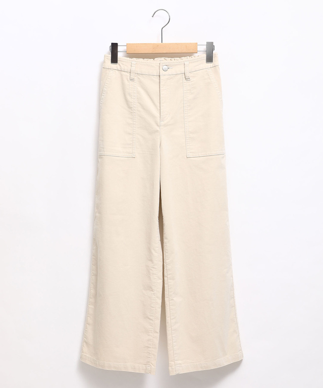 コーデュロイ ワイド パンツ