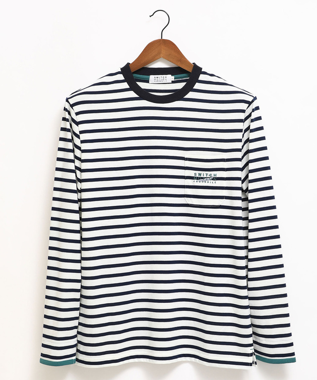 天竺 ボーダー Tシャツ