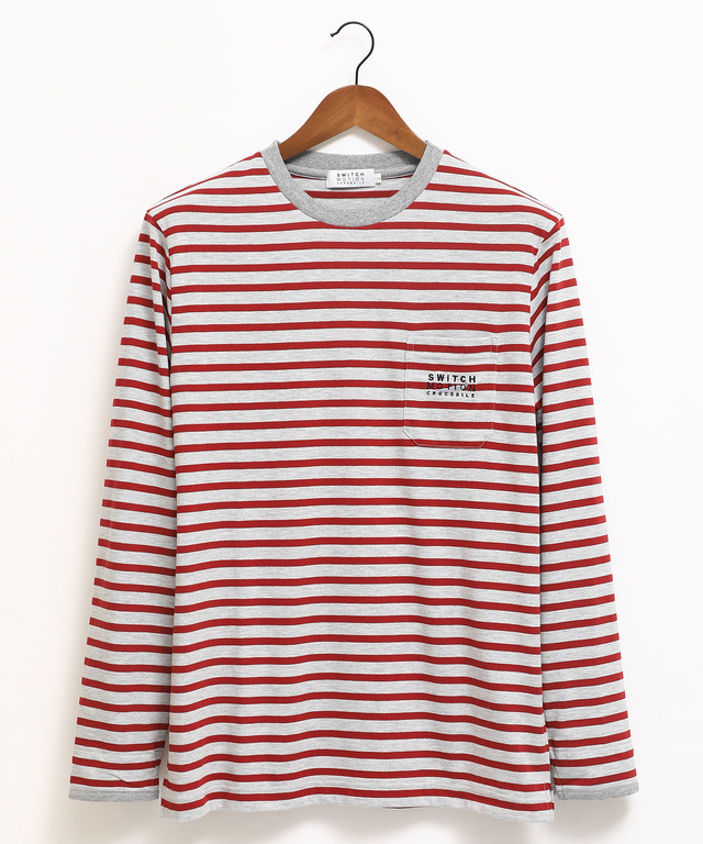 天竺 ボーダー Tシャツ