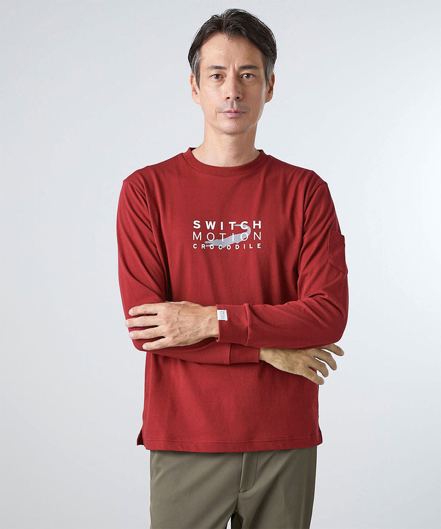 ロゴプリント Tシャツ【吸汗速乾】