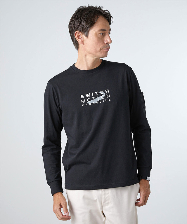 ロゴプリント Tシャツ【吸汗速乾】