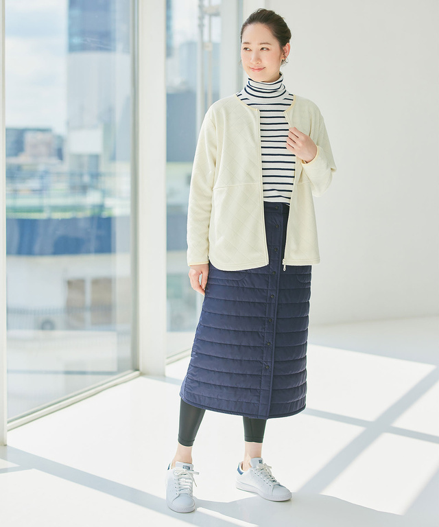 中綿キルト スカート